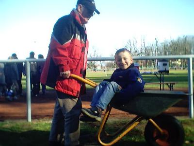 Heinz Keller bei der Arbeit